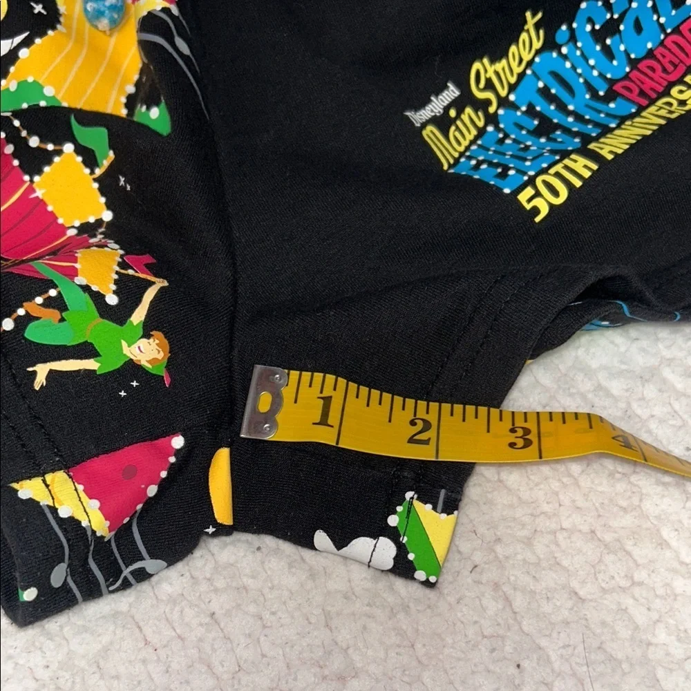 Disney Black Shorts with Pink and Blue Highlights